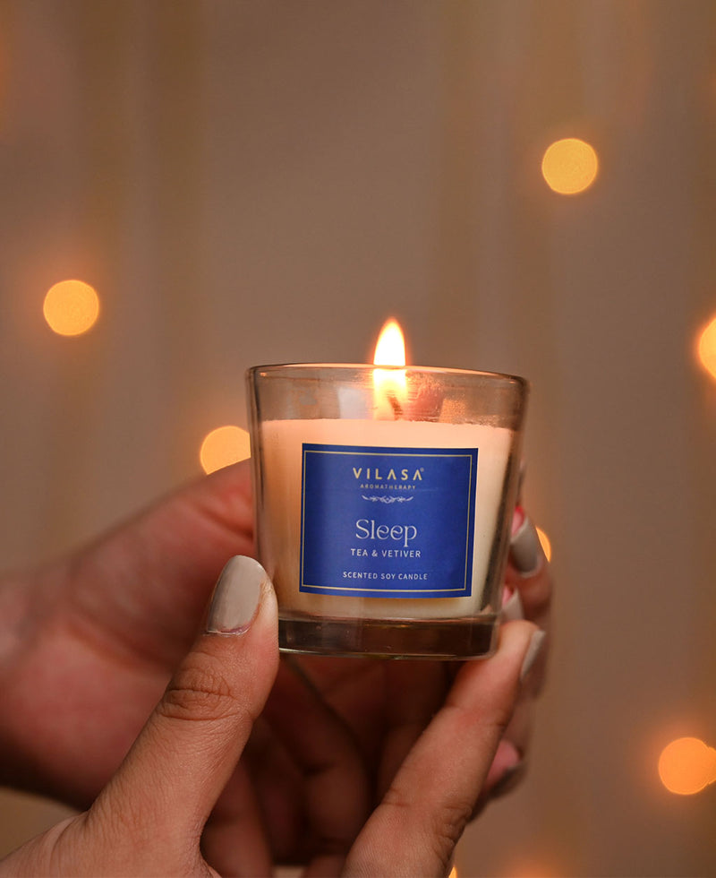 SLEEP - SOY WAX SCENTED CANDLE (7098216677581)