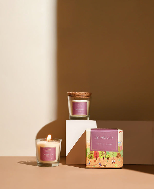 CELEBRATE - SOY WAX SCENTED CANDLE (7098217988301)