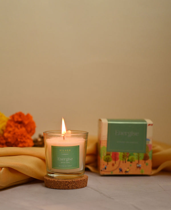 ENERGISE - SOY WAX SCENTED CANDLE (7098200916173)