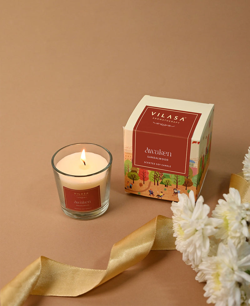 AWAKEN  - SOY WAX SCENTED CANDLE (7098219725005)