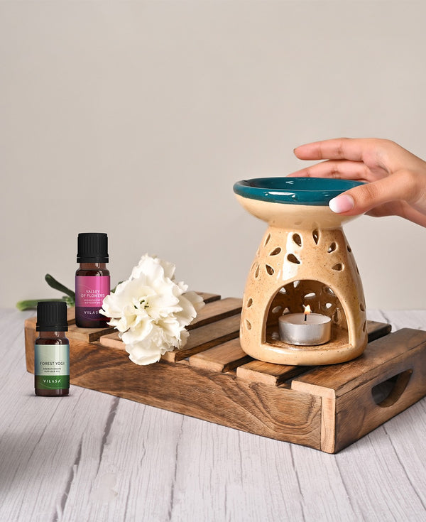 Hast Mudra Diffuser - FOREST YOGI & Valley of Flowers Diffuser Oil (6974669816013)